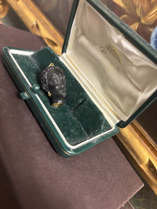 Accesoriu lant  Cap Buddha 18k