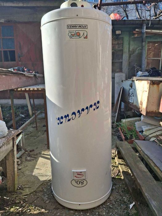 Използван бойлер 80л. хром/никел неръждавейка