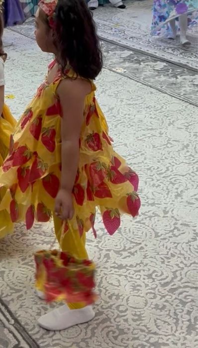 платье из пакетов, ручная работа