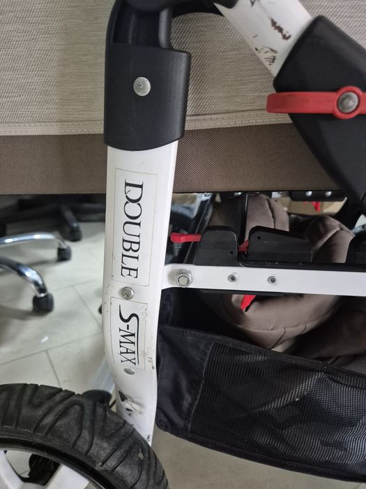 Детска количка за близнаци - NIO S-max Double