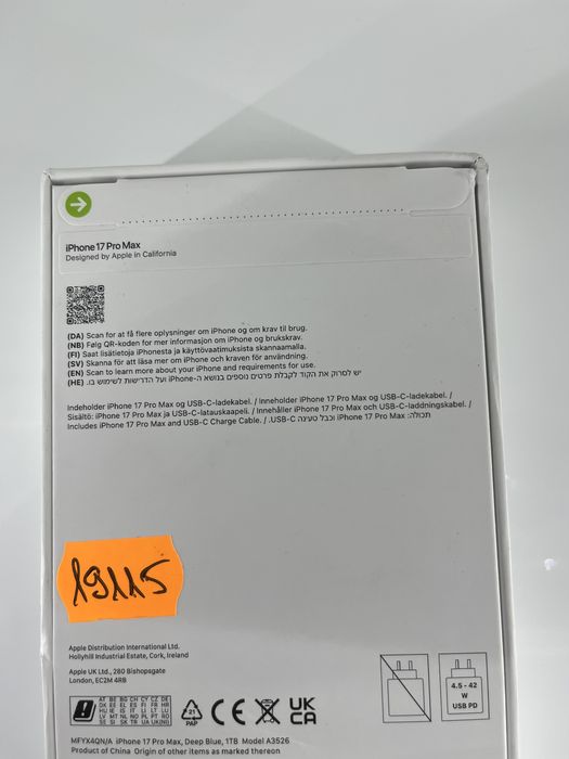 Iphone 17 Pro Max 1TB Blue Produs Nou Sigilat