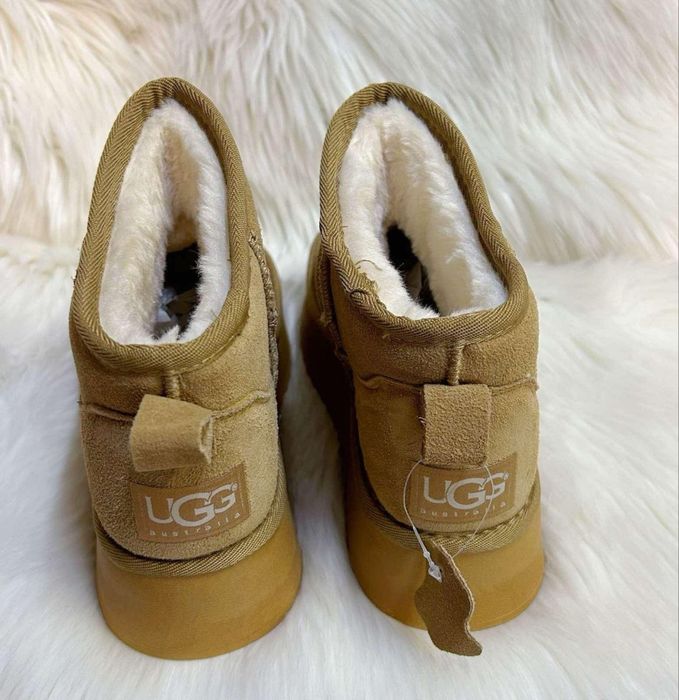 UGG mini platform piele intoarsa 36-41