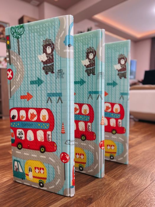 САМО ПРЕЗ ДЕКЕМВРИ - 50лв НОВИ! Детски термо килими с две лица 180х200