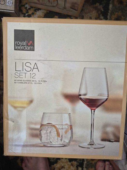 Set Royal Leerdam LISA, format din 12 pahare