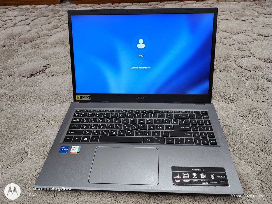 Acer Aspire 5 A515-58 / i5-1335U / 8GB DDR5 / 512GB SSD / 15.6" FHD