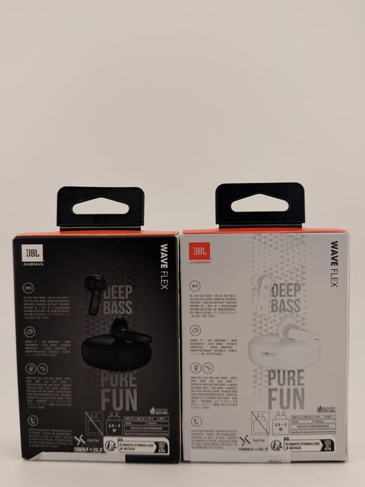 JBL wave flex by Harman / black / white