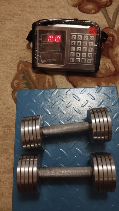 Гантели наборные.