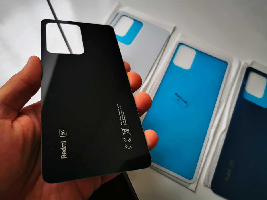 Capac sticla carcasa spate Xiaomi Redmi Note 12 Pro 5G negru blue alb