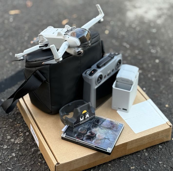 Дрон DJI Mini 4 Pro + 3 батерии + ND филтри + чанта – ТОП комплект