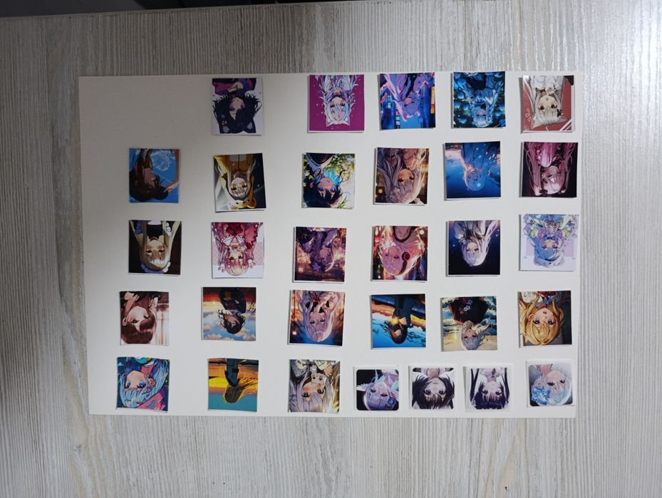 Наклейки с анимешными девушками 1шт 500сум