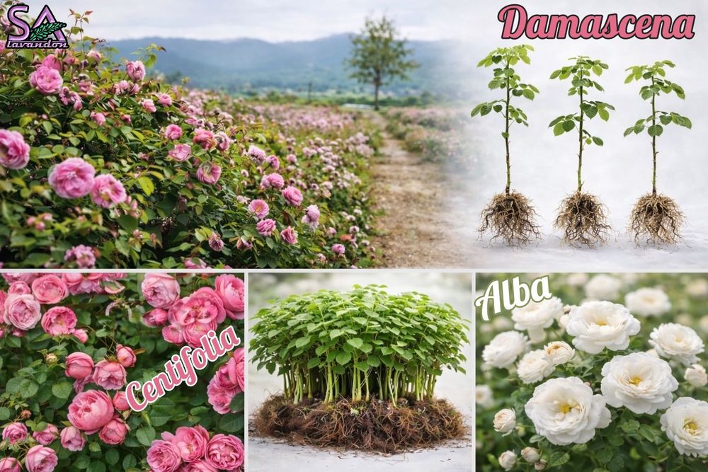 Butasi de Lavanda si Trandafiri de Dulceata