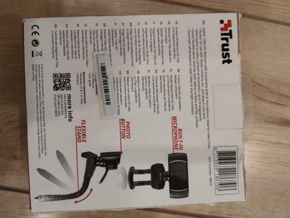 Продам Web camera HD 720 Trust