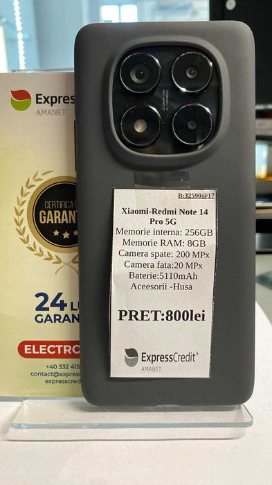 Telefon Xiaomi Redmi Note 14 Pro5g ( Tomesti b 32590) Garantie 2 ani !