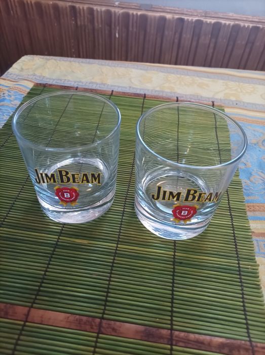 Рекламни чаши за уиски - Jim Beam, Four Roses и за узо