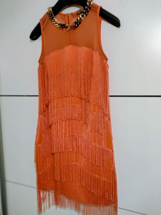 Rochie eleganta cu franjuri