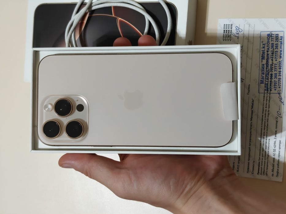 iPhone 16 Pro Max 256 gb akb 100