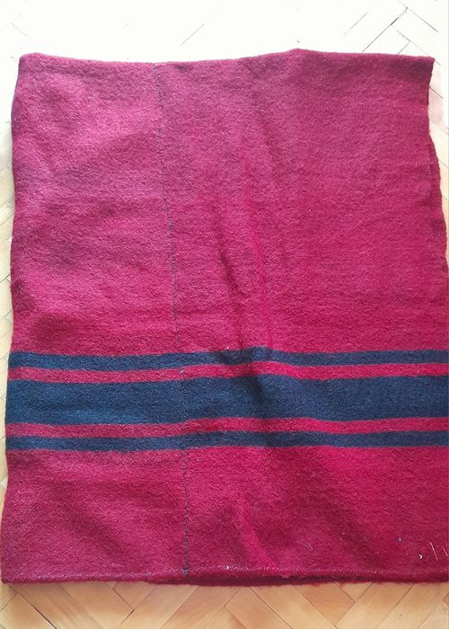Уникално ръчно тъкано одеяло от 100% вълна