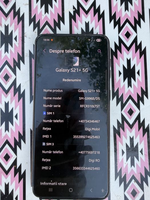 Samnsung Galaxy S21 + 5G