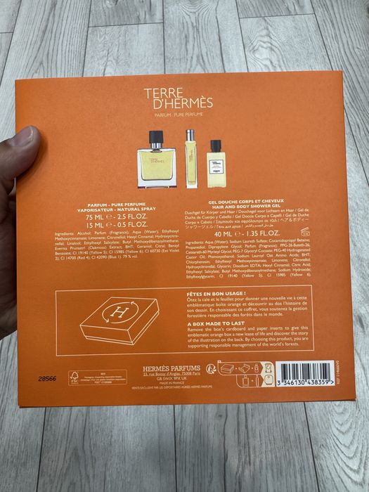 Hermes Terre D'Hermes pour homme