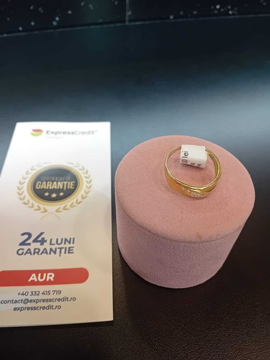 Inel aur 14k 4.20g 25/65 (Iulius Mall)(B-30983) Garantie 2 ani!