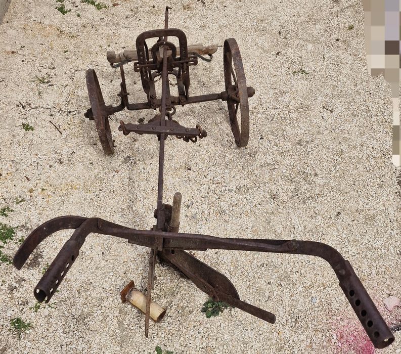 Gebrüder Eberhardt ESB5 античен плуг от началото на 20-ти в., Германия