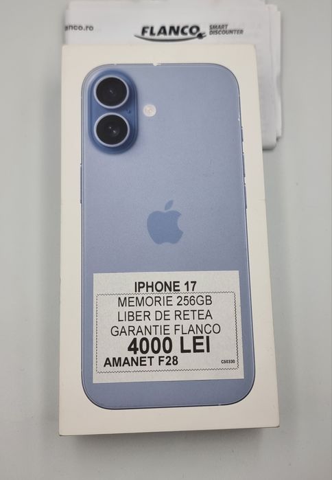 Amanet F28: Telefon Iphone 17  256GB GARANTIE