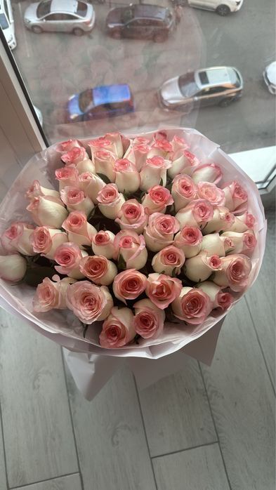 Роза свежая 51 шт