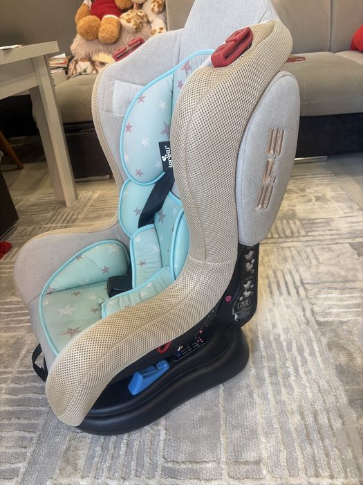 Столче за кола Lorelli Premium Jupiter SPS, 0-25 кг, Бежово/Тюркоаз