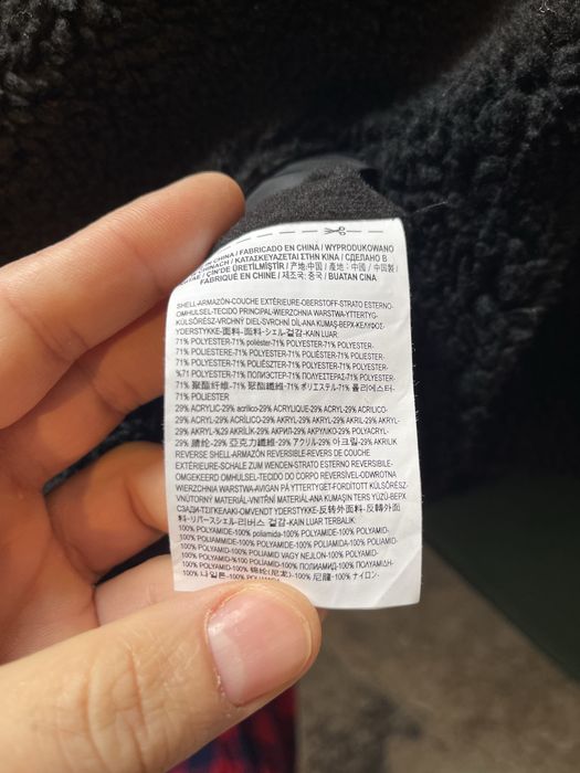 Geaca  de iarna Sherpa vans cu dubla față, unisex marimea M