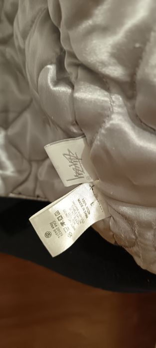 САМО ДНЕС, КРАЙНА ЦЕНА! Stussy Waxed Bomber Flight Jacket Black