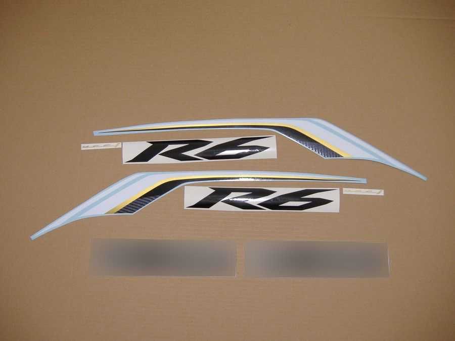 Стикери Yamaha R6 4-то поколение 2008г-2016г лепенки Ямаха р6 rj15 yzf