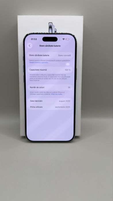 iPhone 17 Air Sky Blue 256GB Baterie 100%
