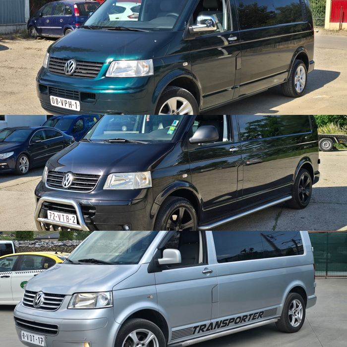 Vw transporter t5  4motion.  Dublu-cabina  Lung.   4x4