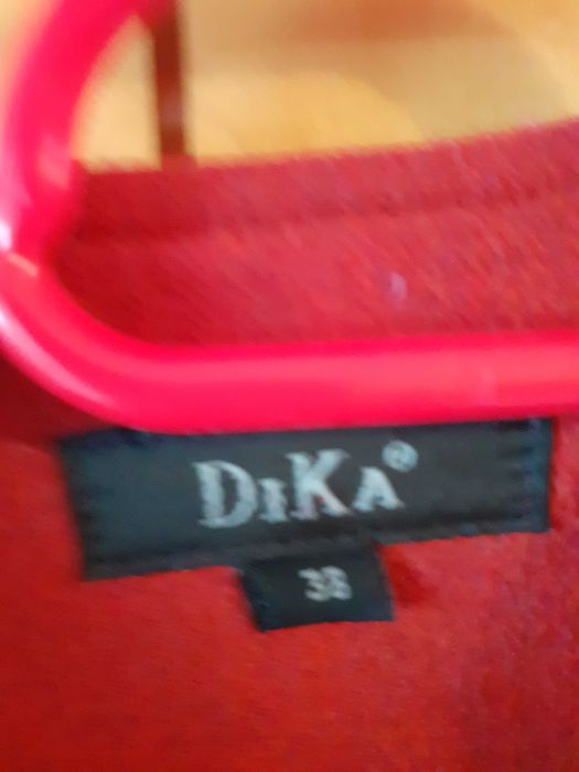 Compleu Sacou și Pantalon,măsura 40-42, firma Dika Spania ,roșu,lână,