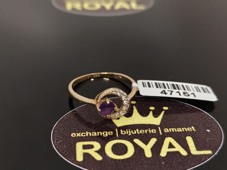 Bijuteria Royal: Inel aur 14k/1.52 gr