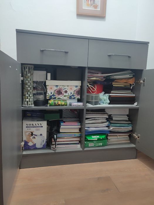 Продам комод, б/у, серого цвета