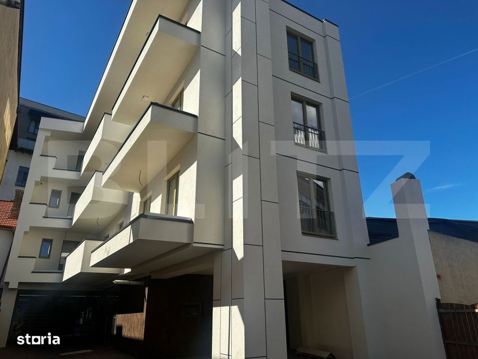 Apartament 2 camere, 55 mp, FINISAT LUX, nZEB, zona Centrala