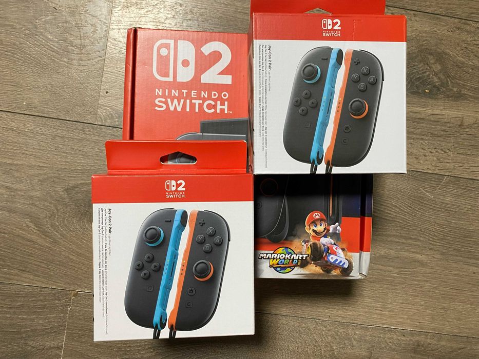 Nintendo Switch Joy Con 2 Pair Light Blue Light Red