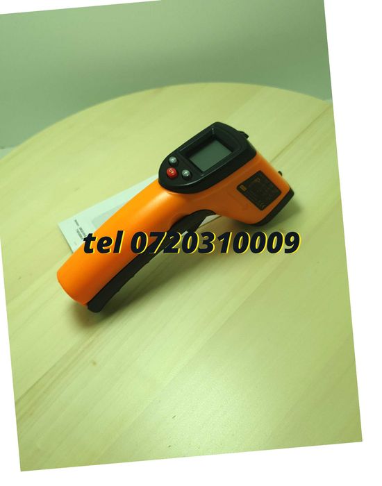 Aparat Temperatura Ir Ir Senzor Infrarosu Digital Laser -50 / +360 Grade Pentru Masurarea Temperaturii Fara Contact In Domeniul Indicat