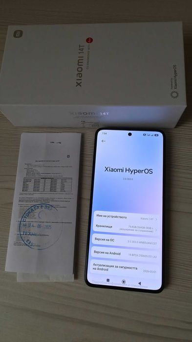 Xiaomi 14T Titan Black 12GB RAM 256GB ROM