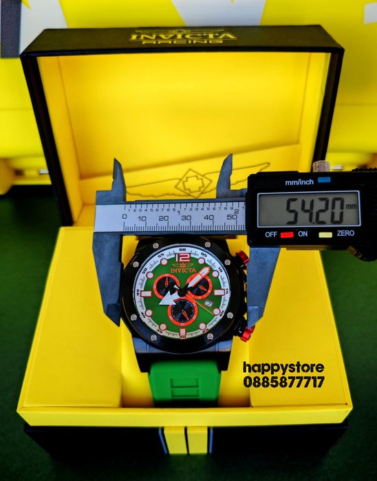 INVICTA Sea Hunter Green 54 mm, Инвикта нов ръчен часовник