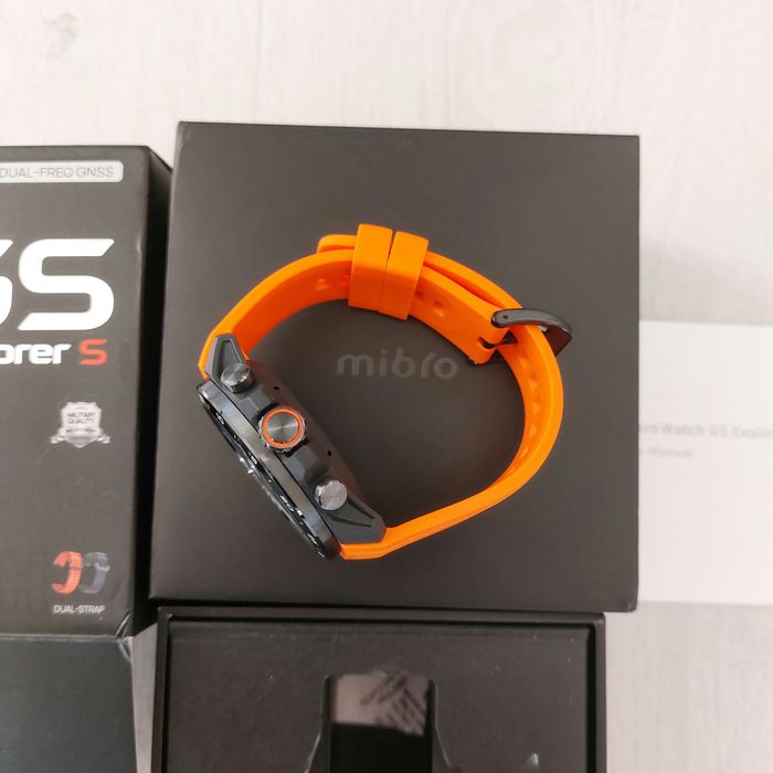 Смарт часовник Mibro GS Explorer S (GPS,10 ATM,AMOLED, Военен стандарт