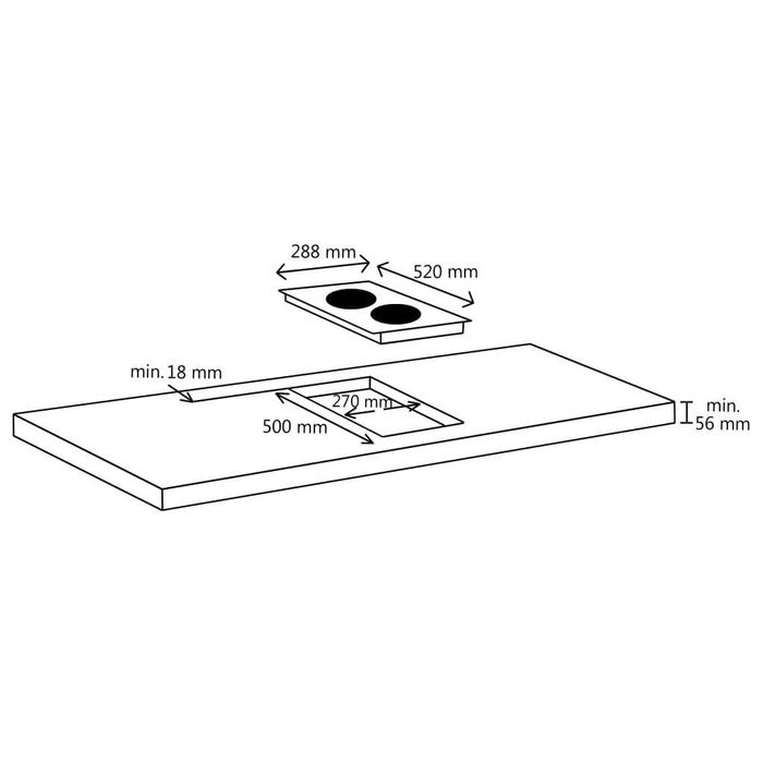 vidaXL Plită cu inducție 2 arzătoare control tactil sticlă 3500 W Samsung Induction Cooktop Hob Ceramica IKEA Samsung Arctic Beko AEG Haier Noua