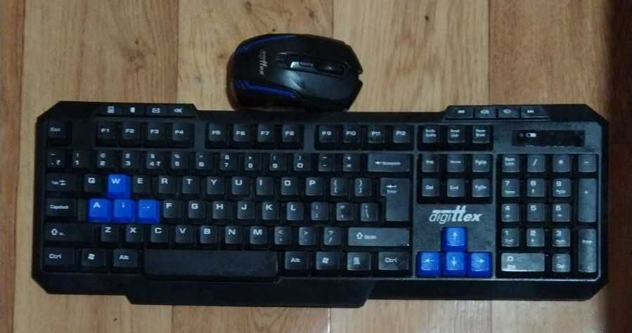 Комплект безжична клавиатура и мишка Digittex A0719