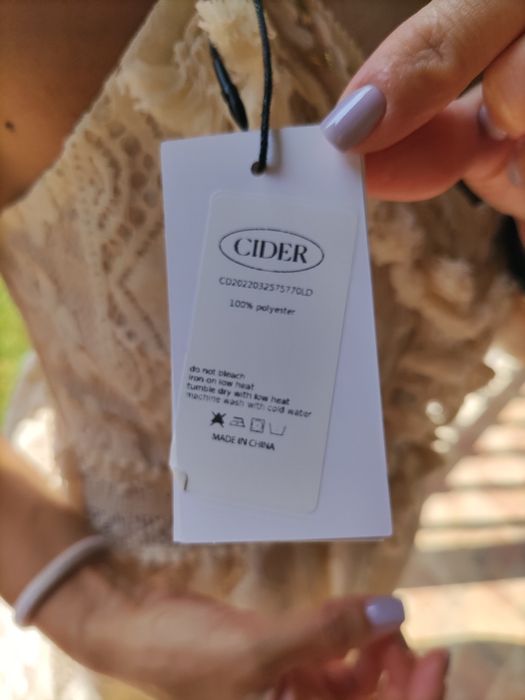 rochie ocazie Boho Lace maxi dress