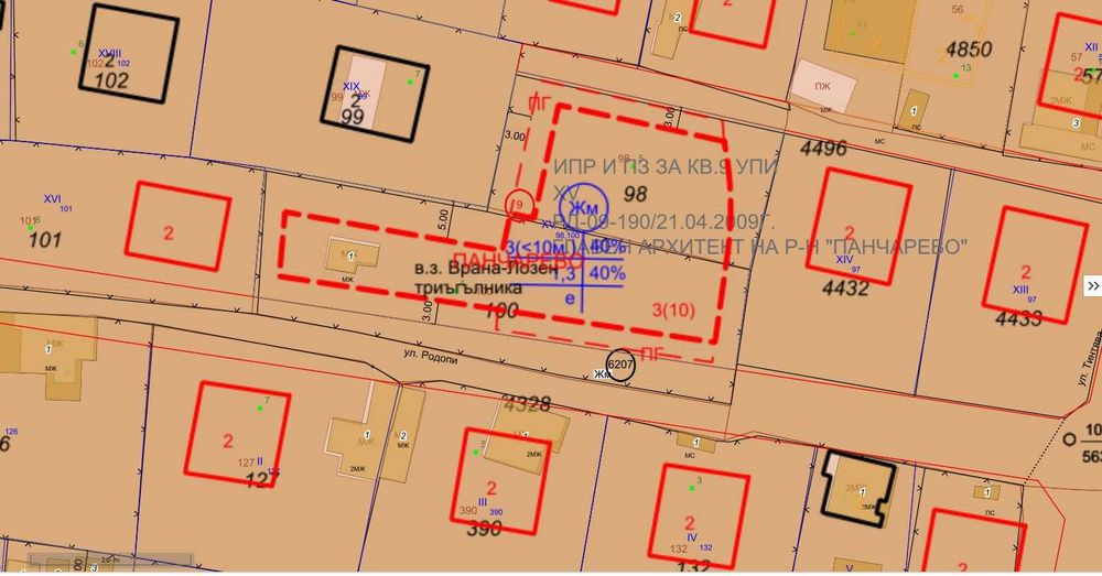 Продава се Парцел в София, в.з. Врана - Лозен - 1491 кв.м за 269 €/кв.м - Снимка #1