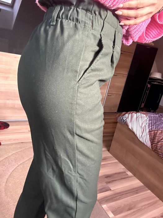 Есенно-зимен зелен панталон - S/M