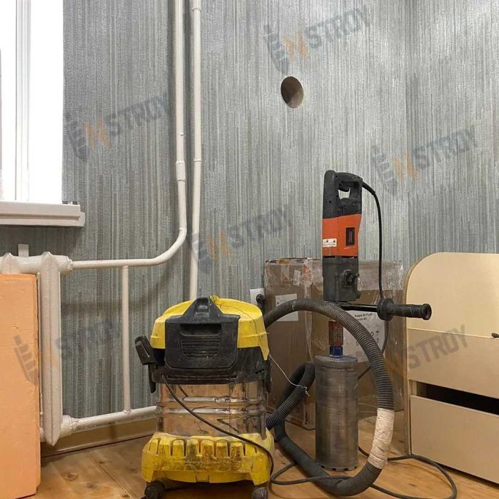 Алмазное сверление стен