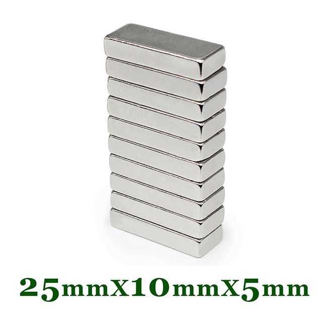 Неодимов магнит 25x10x5mm N52, magnit, neodimov, магнити, magnet