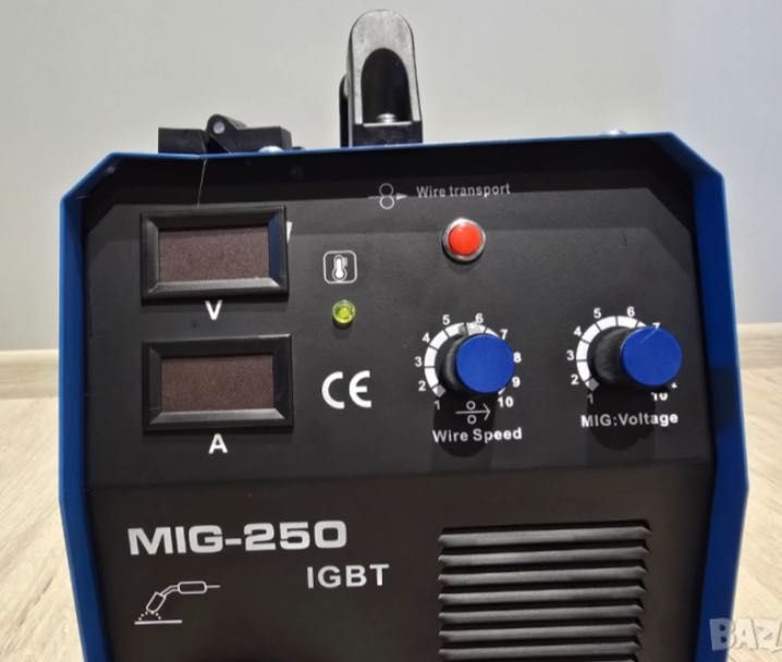 Инверторно Телоподаващо MIG 250А - 4м. евро шланг